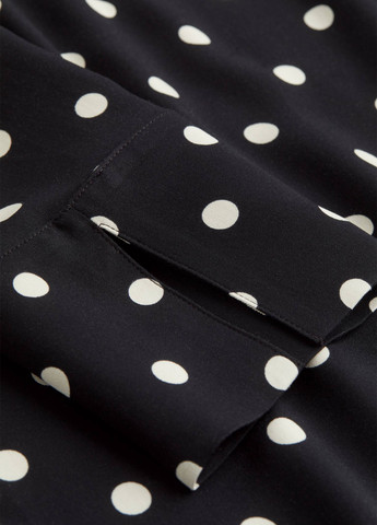 Чорна кежуал сукня для вагітних H&M в горошок