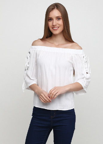 Белая летняя блуза Melrose