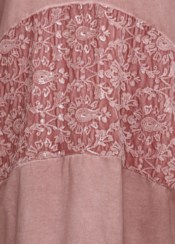 Темно-розовое кэжуал платье Made in Italy с цветочным принтом