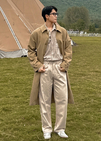 Плащ SHEIN на пуговицах прямой (341893554)