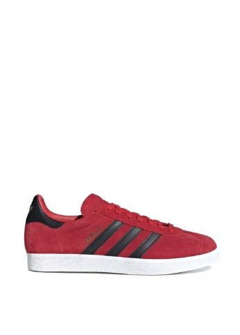 Темно-красные кеды ie8503 adidas Gazelle Manchester United