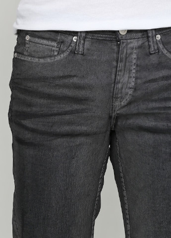 Серые демисезонные со средней талией джинсы Bogner