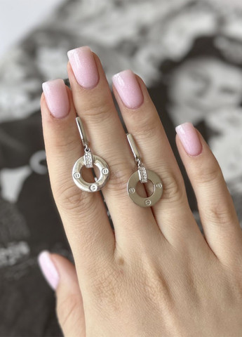 Серьги Silver Flame (295365960)