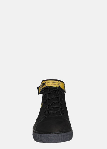 Черные осенние ботинки 154ч.н.-жел(б) черный Roberto Maurizi