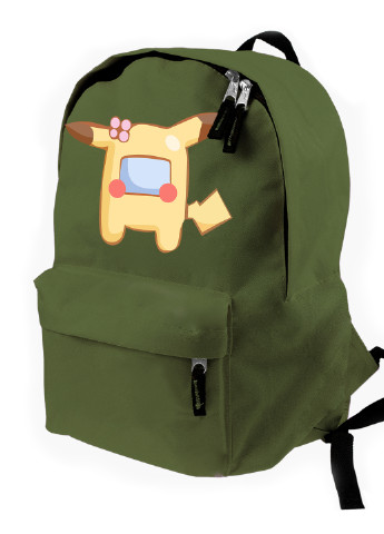Детский рюкзак Амонг Ас Покемон Пікачу (Among Us Pokemon Pikachu) (9263-2419) MobiPrint (217075352)