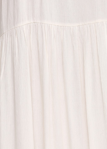 Светло-бежевое кэжуал платье клеш H&M меланжевое