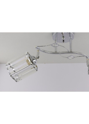 Люстра потолочная на 2 лампочки 9363/2-ch Хром 30х18х55 см. Sunnysky (253627991)