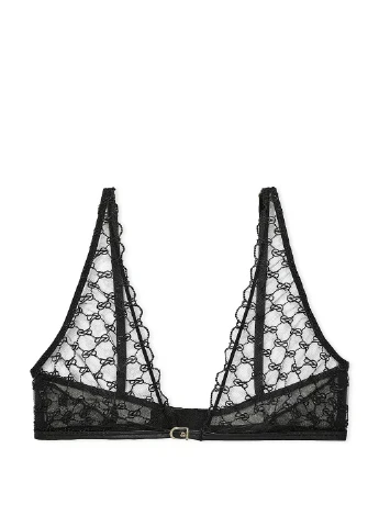 Черный демисезонный комплект (бюстгальтер, трусики) Victoria's Secret