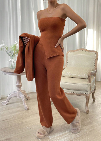 Костюм (топ, кардиган, штани) SHEIN (329532793)