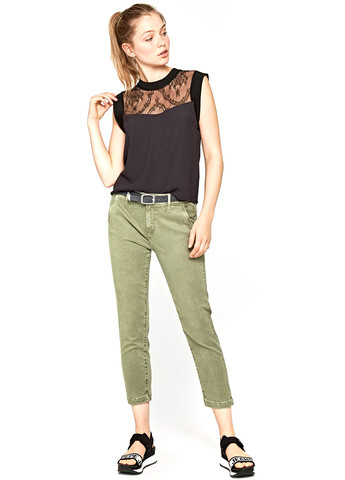 Чорна блуза Pepe Jeans