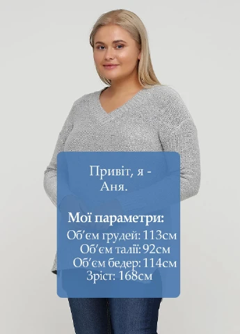 Серый демисезонный пуловер пуловер CHD