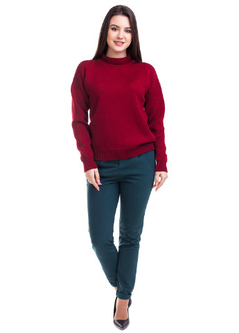 Бордовый демисезонный свитер Viviami