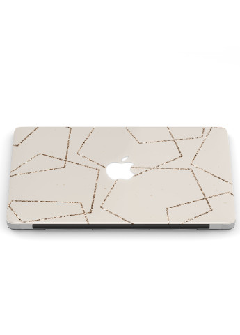 Чехол пластиковый для Apple MacBook Pro 16 A2141 Бежевые фигуры (Beige figures) (9494-2344) MobiPrint (218858254)