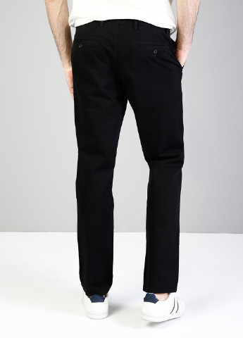 Черные кэжуал демисезонные прямые брюки Colin's