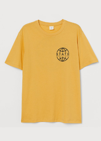 Желтая демисезон футболка H&M