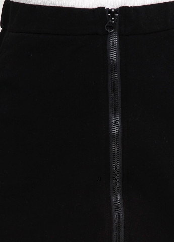 Черная кэжуал однотонная юбка Senti мини