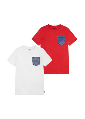Комбинированная летняя футболка (2 шт.) Levi's