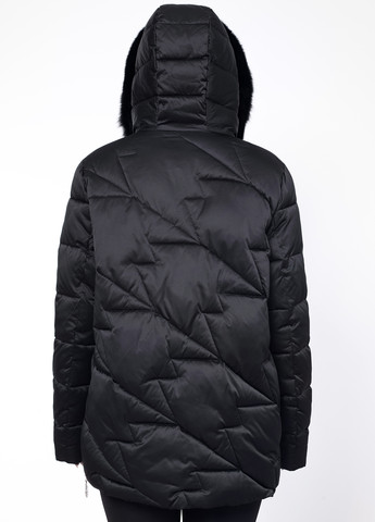 Черная зимняя куртка ZLLY