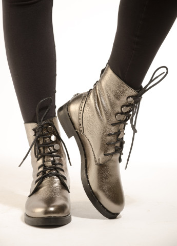 Комфортні практичні стильні шкіряні черевики на шнурку INNOE ботинки (255189220)