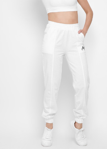 Белые спортивные демисезонные джоггеры брюки Carica