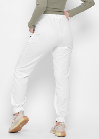 Белые спортивные демисезонные джоггеры брюки Carica