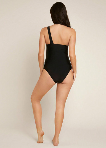 Чорний літній купальник для вагітних суцільний SHEIN