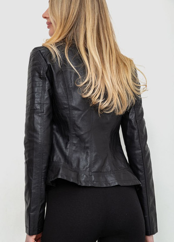 Черная демисезонная куртка косуха Ager