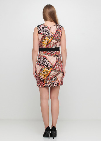 Комбинированное кэжуал платье Only с абстрактным узором