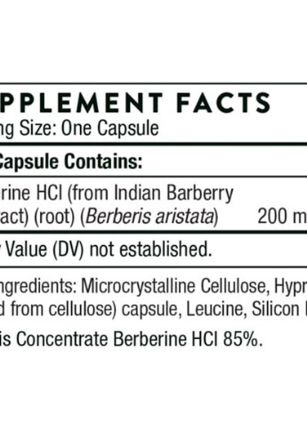 Berbercap 60 Caps Thorne Research (256379928)