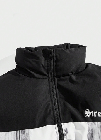 Черная демисезонная куртка SHEIN