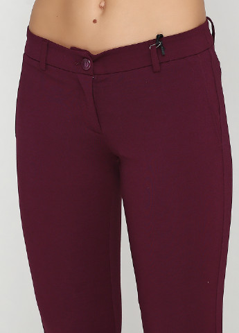 Пурпурные кэжуал демисезонные зауженные брюки Silvian Heach