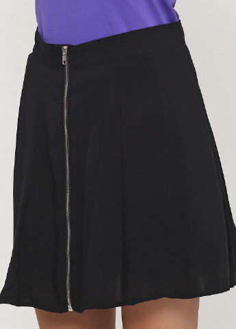 Черная кэжуал однотонная юбка Saints & Mortals клешированная
