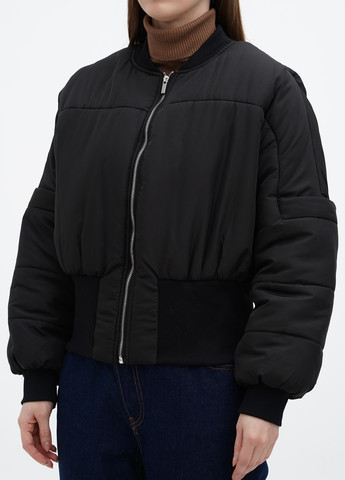 Черная демисезонная куртка Boohoo