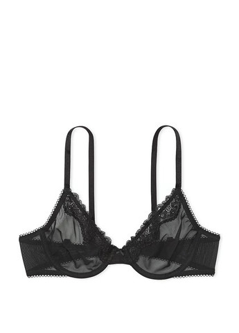 Черный демисезонный комплект (бюстгальтер, трусики) Victoria's Secret