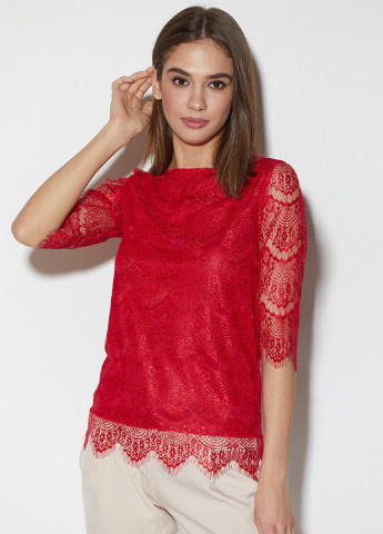 Красная летняя блуза Karree