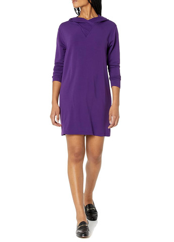 Фіолетова спортивна сукня сукня-худі Calvin Klein однотонна