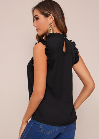 Чёрная блуза SHEIN