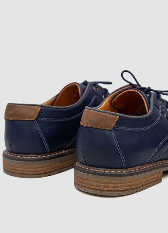 Темно-синие кэжуал, классические туфли Paliament на шнурках