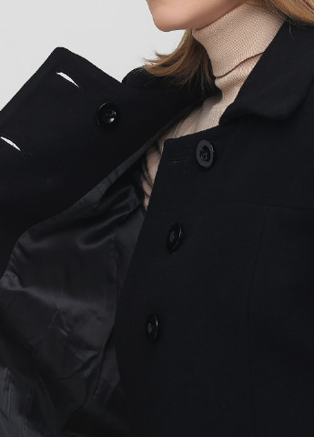 Черное демисезонное Пальто двубортное Still Life