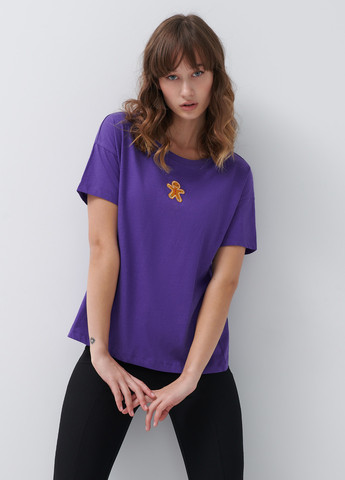 Фиолетовая кэжуал футболка House