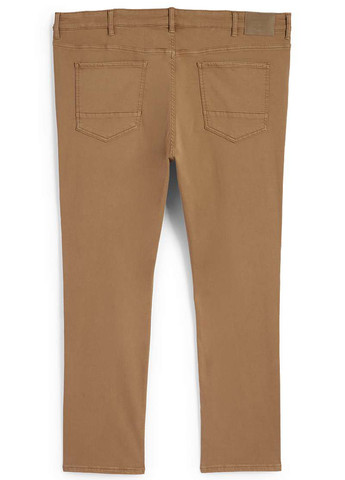 Светло-коричневые демисезонные зауженные джинсы C&A