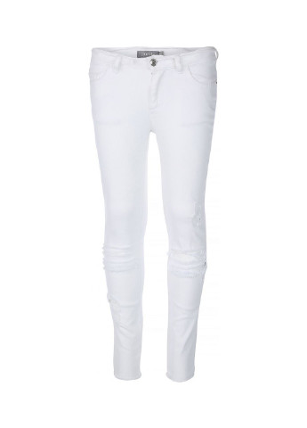 Белые демисезонные джинсы Geisha