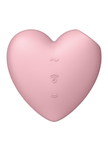 Вакуумный стимулятор Cutie Heart Light Red Satisfyer (254151149)