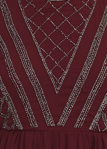 Бордовое коктейльное платье Anna Field однотонное