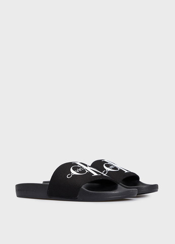 Черные кэжуал, пляжные шлепанцы Calvin Klein Jeans