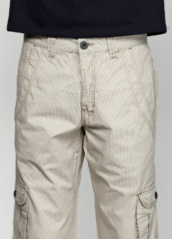Светло-бежевые кэжуал демисезонные со средней талией брюки Jules
