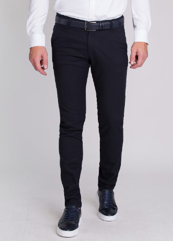 Темно-синие классические демисезонные классические брюки Trend Collection