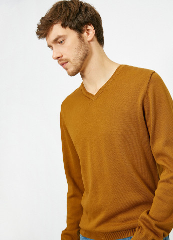 Горчичный демисезонный пуловер пуловер KOTON