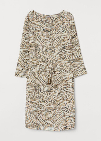Женское демисезонное Платье H&M зебра