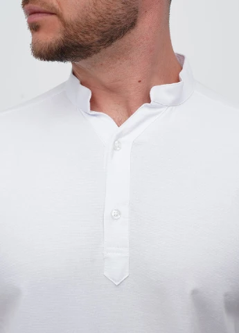 Белая кэжуал, классическая рубашка однотонная Trend Collection